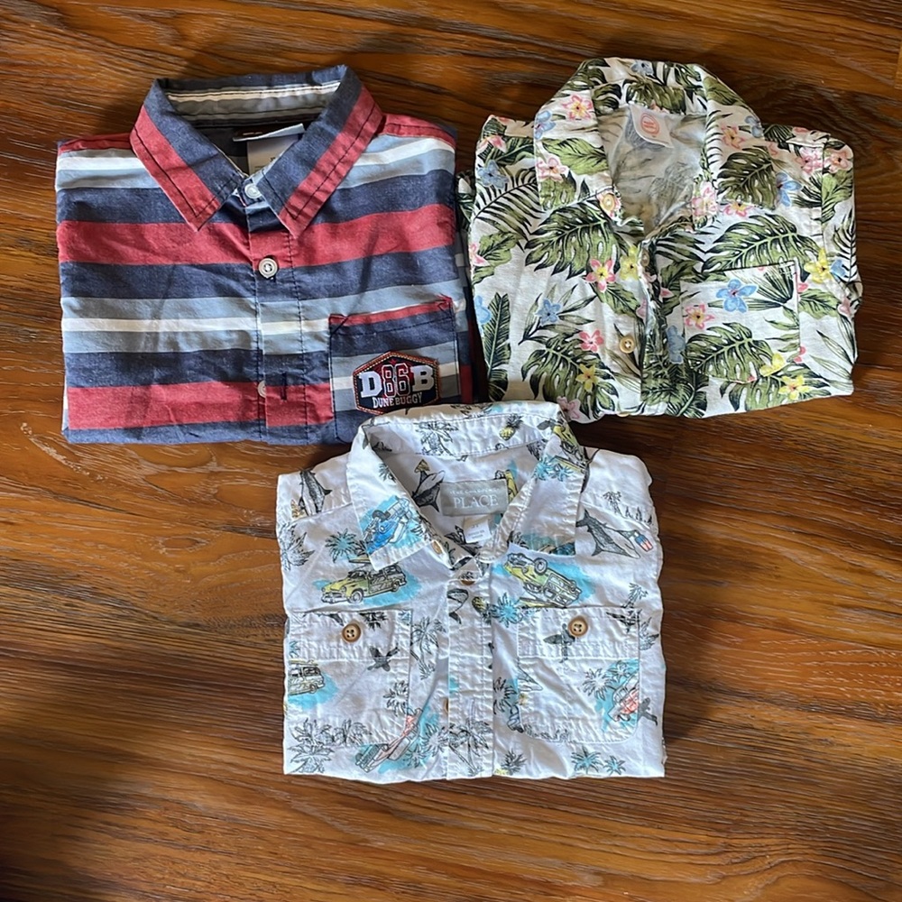 Button down collared shirts